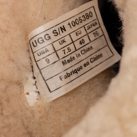 UGG Boots Womens 9 Becket Snow Brown Leather Waterproof Buckled Comfort 1005380 - Picture 5 of 8